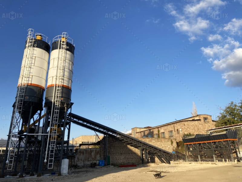 price of concrete mixer plant