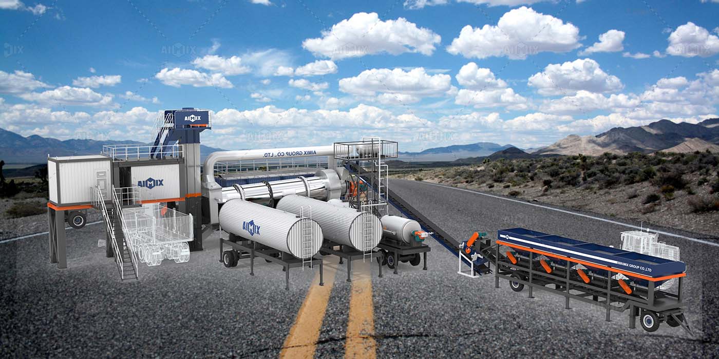 ALYT Series mini mobile drum mix plant for sale